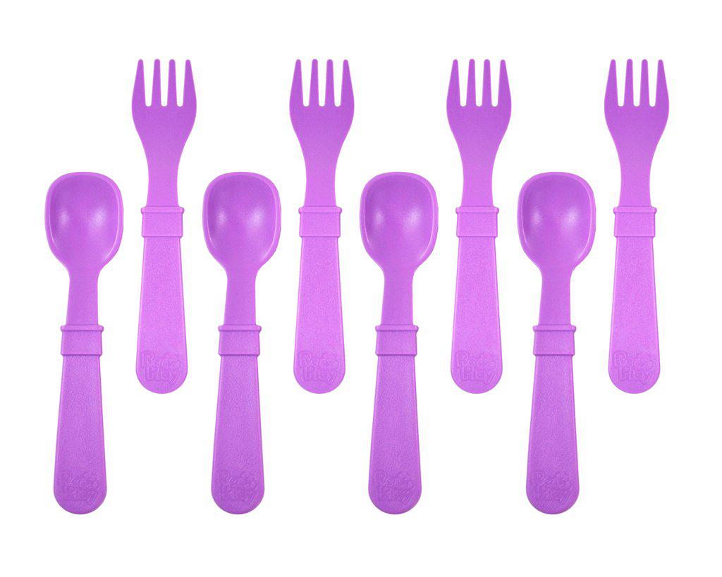 Re-Play Utensil Set - 8pk Package-Mountain Baby